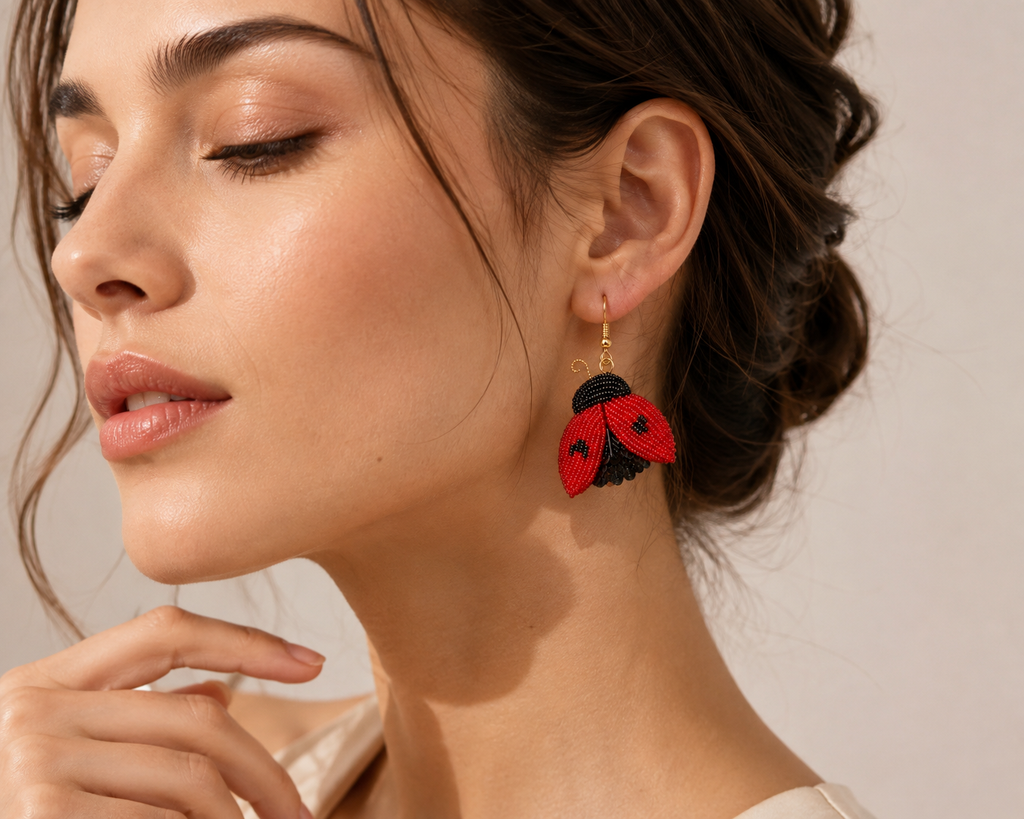 ladybug earings