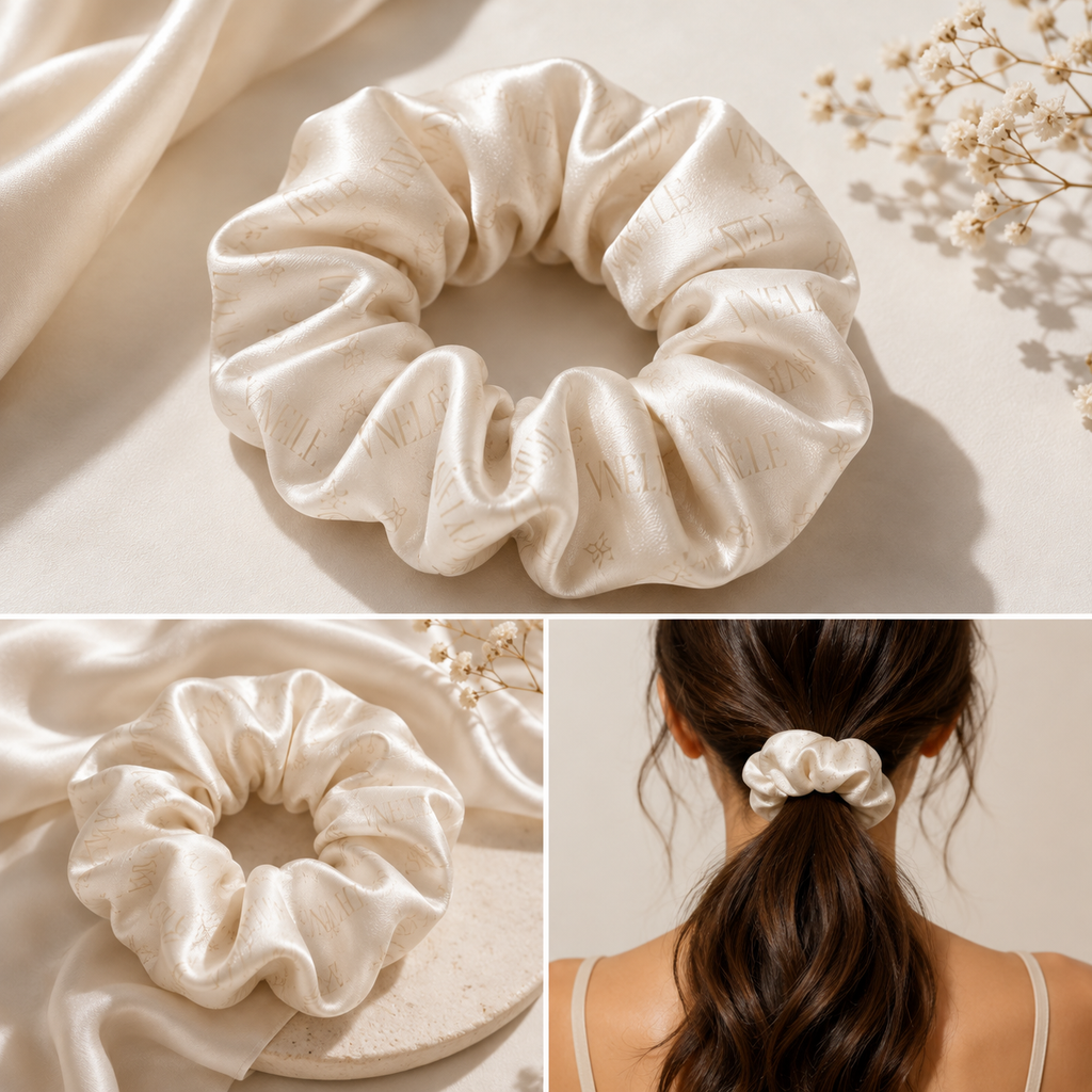 VNELLE Luxe Silk Scrunchie