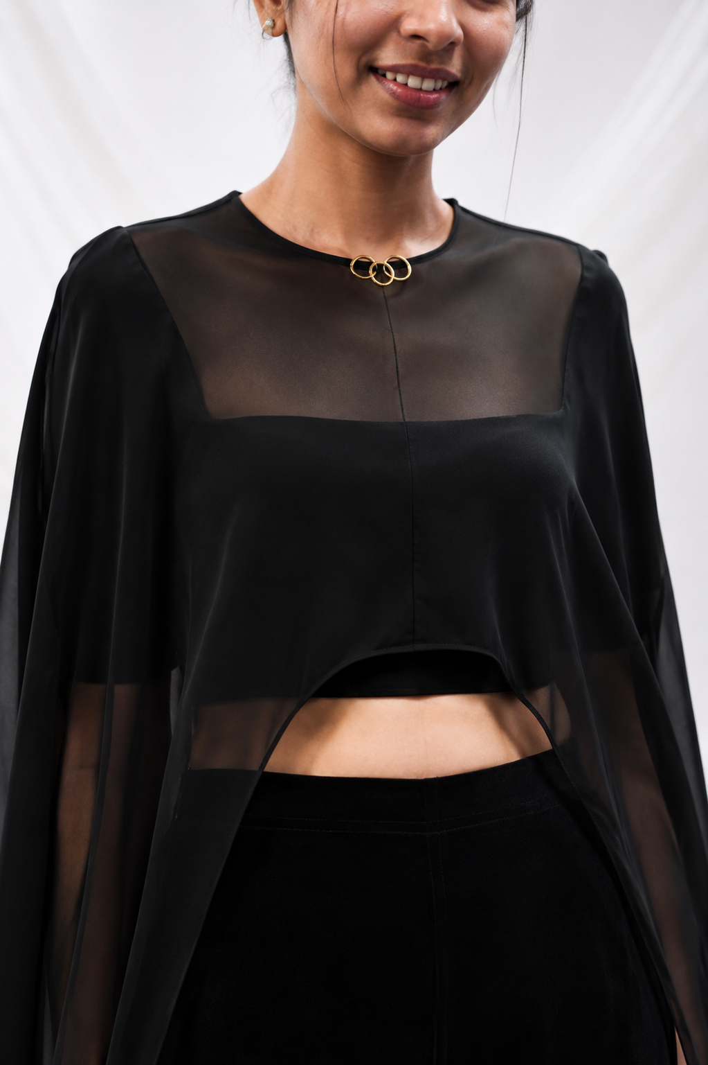 Black Cape Co-ord I Noir I vnelle