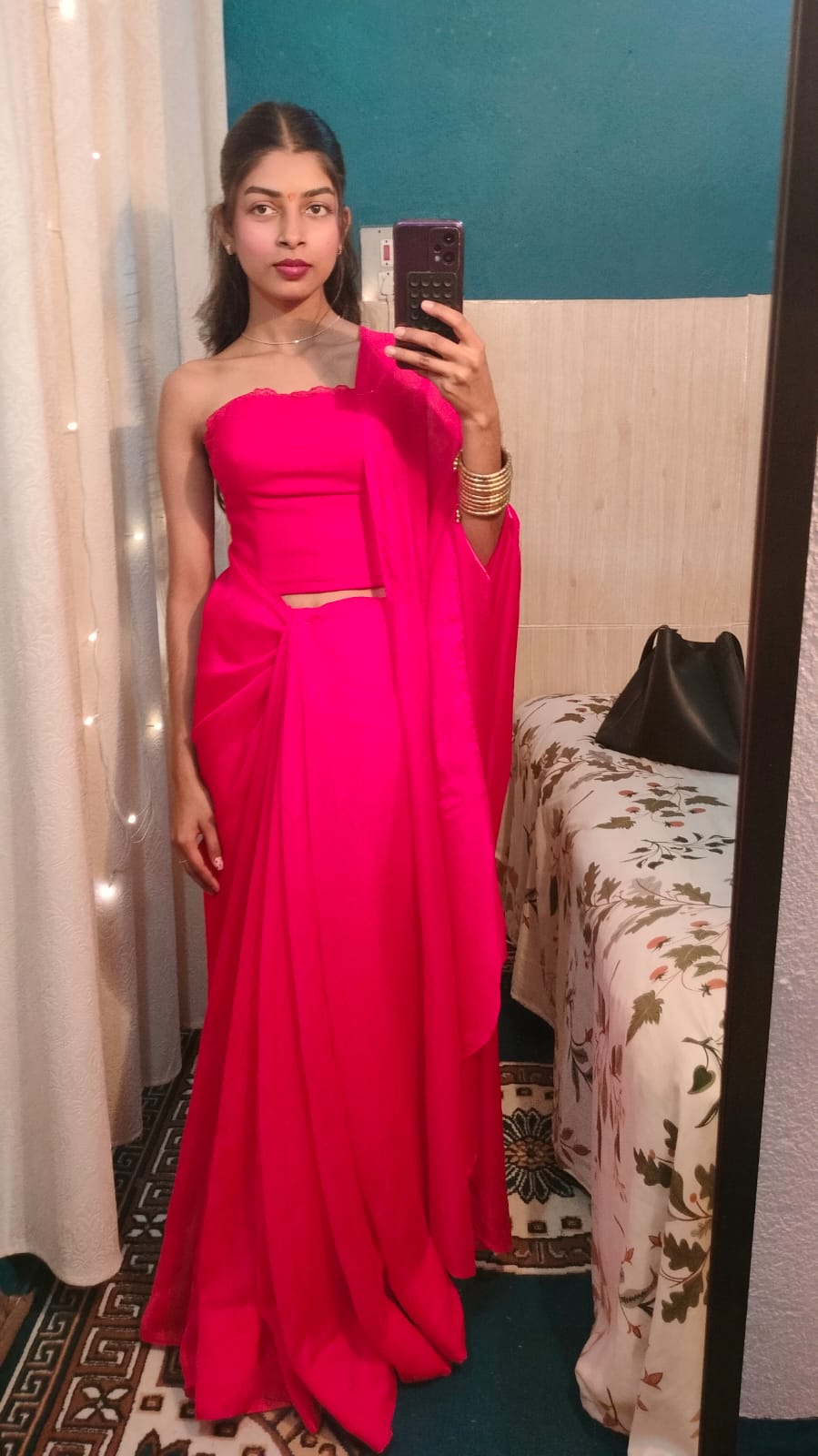 Corset saree set